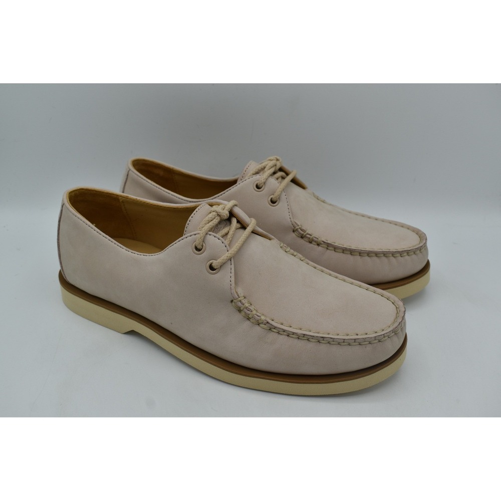 Sperry Captains Oxford Sox Women 8 Pastel Pink Rose NEW Leather Boat Shoes - Picture 4 of 12